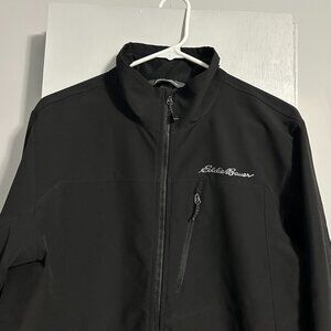 Eddie Bauer Men's Black Stratify 2.0 Soft Shell Jacket Size M‎